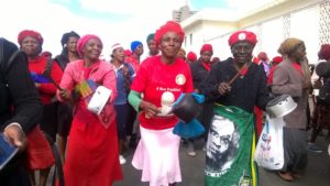 MDC-T Women's assembly #beatthepot demonsration, Bulawayo, 16 July 2016 / Photo Credit: Ancillar Manenga