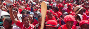 Thousands of women participated in the MDC-T’s #beatthepot protest in Bulawayo 16 July 2016. / Photo credit: KB Mpofu