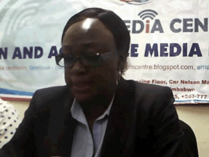 Jestina Mukoko addresses press conference 26 July 2016