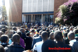 Public at Harare Magistrate's Court for Pastor Evan Mawarire's hearing / Photo Credit: NewsDay