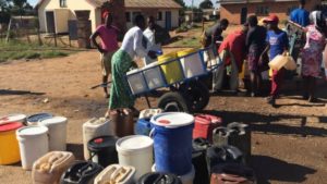 Water shortages in Harare. / Photo credit: BBC Africa
